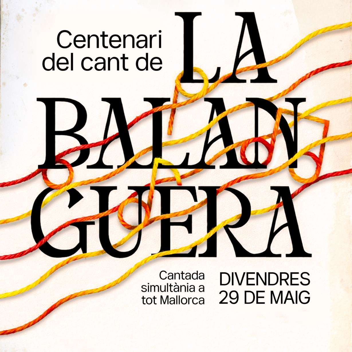 Els alumnes del col·legi concertat Beata Francinaina Cirer d'Inca canten La Balanguera junts per commemorar els 100 anys de la seva estrena musicada.